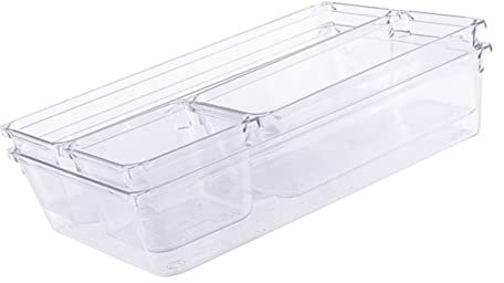 Cabilock Transparente Schmuckaufbewahrungsbox Schreibtisch-organizer Aus Kunststoff Aufbewahrungsbox Für Schmuck Kosmetika Und Kleine Gegenstände Passt Einrichtung