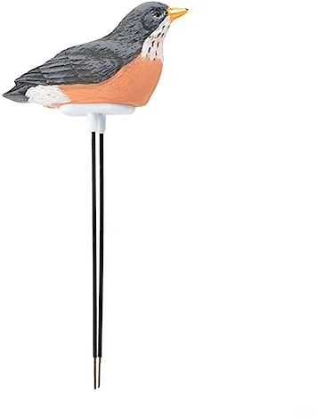 DAZZLEEX Bird Shape Moisture Meter Birds Sing When Water Is Scarce Soil Moisture Meter Hygrometer Sensor 7.09x3.54in(Black)