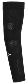 FLOKY No Strain 2pz Manicotto Sport biomeccanico. Tennis, Padel, Basket. Riduce Le Vibrazioni, sostiene Gomito e avambraccio. Manicotto a Compressione, stabilizza tendini e Muscoli (Nero, XS-S)