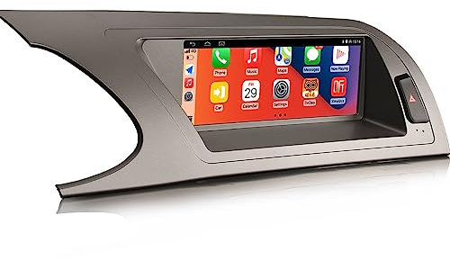 Android 14 Qualcomm 8 Core 4+64GB Autoradio GPS Navigatore per Audi A4 supporta Wireless Carplay IPS WiFi 4G Bluetooth 5.1 Canbus 8,8 pollici Schermo Tattile OEM Radio MMI