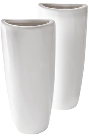 Lot de 2 humidificateurs pour radiateur en céramique avec pendentif en fer/évaporateur d'eau pour radiateur Fabriqué à la main en Espagne 15 x 7,7 x 3,5 cm (2 unités/blanc)