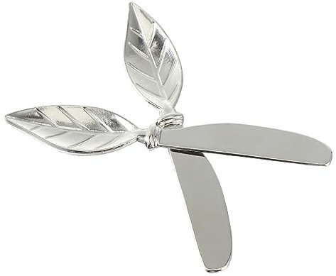 PRETYZOOM Lot de 2 Couteaux à Beurre en Alliage de Zinc Manche Ergonomique Facile à Utiliser pour Tartiner Beurre et Fromage Cuisine
