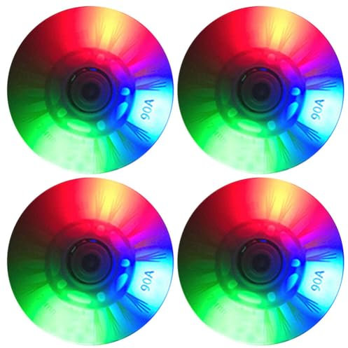 Uposao Leuchtend Rollschuhe Räder LED Light Up Roller Inliner Skates Rollen Ersatz 68/70/72/76/80 mm für Skates, Skateboards, Indoor Outdoor