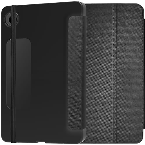 OtterBox React Folio Case för Samsung Galaxy Tab A9, stöttåligt, fallskyddat, ultratunt, skyddande foliofodral, testad till militärstandard, Svart