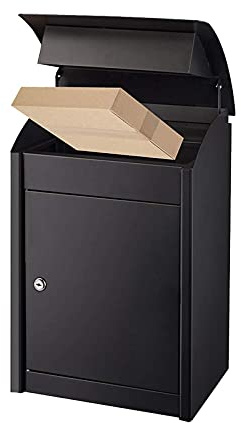 MLLXUXANCC Letter Box Outdoor Large Mailbox with Lock and Keys Wall Mount Metal Letterboxes Small Parcel Security Drop Mail/Post Boxes for Residential Office
