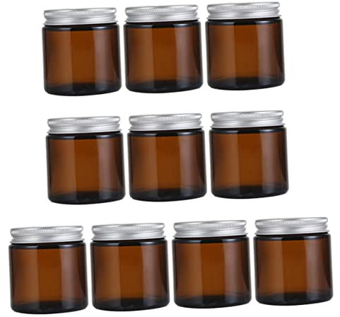 OSALADI 10piezas Recipientes Velas Aromáticas Frasco Vidrio Aroma Botella Perfume Tapa