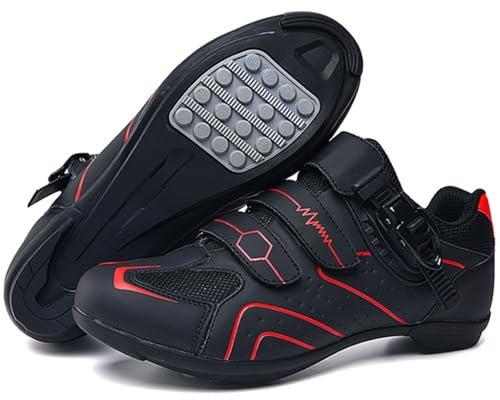 Mateju Fahrradschuhe Herren Damen Ohne klick, 36-47EU Fahrradschuhe Herren Damen mit Gummisohle rutschfeste Atmungsaktive No-Lock für Outdoor Radschuhe