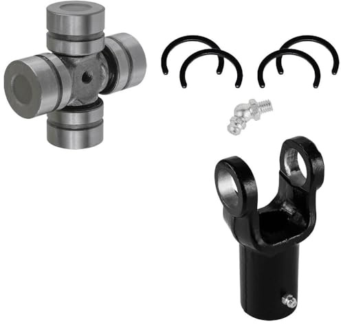 Replacement for fits Front Drive Shaft Yoke & U-Joint Kit For Polaris Xplorer 400 4X4 1999 2000-2002