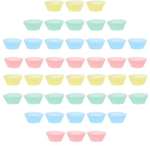 CRAFTHROU Pirottini per Muffin in Carta 300 Pezzi, Flessibili e Pratici, per Casa e Feste di Celebrazione Colore Casuale