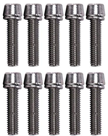 freneci 10 Teile/Paket M5 M6 Bike Vorbau Schrauben Hex Buchse Tippen Schrauben für Fahrrad Lenker Vorbau Reparatur Hardware Zubehör - M6