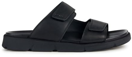 Geox Homme U Xand 2S Sandales, Noir, 42 EU