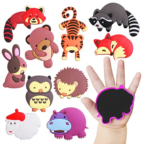 Calamite da frigo per bambini, calamite da frigo per bambini imbottiti magnetici di gomma morbida magneti giocattoli educativi calamite per bambini calamite da regalo