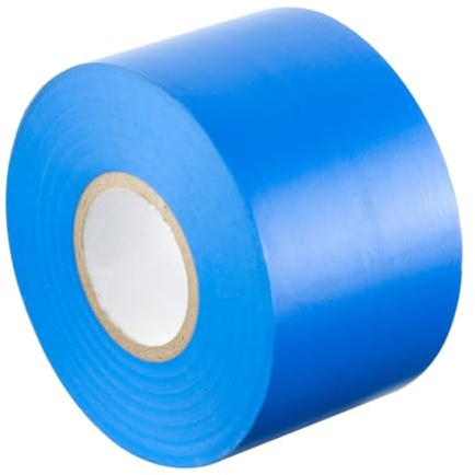 GOCABLETIES Isolierband Blau 50 mm x 33 m 1 Rolle | Strapazierfähig, selbstklebend, PVC, zum Schutz und Reparieren von Kabeln