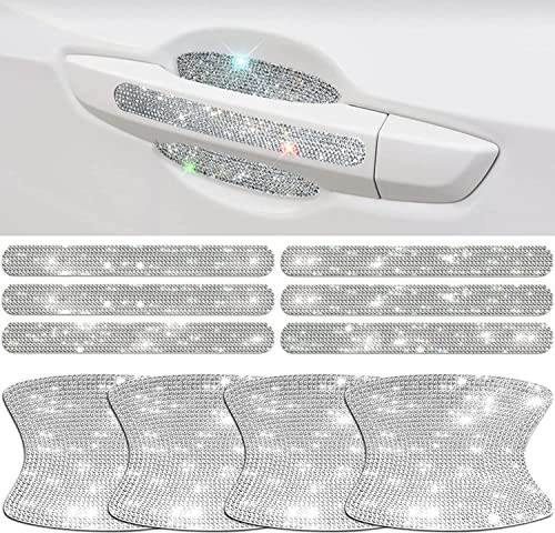 BetterJonny 10PCS Auto Türgriff Schutzfolie, Auto Türgriff Lack Kratzschutz Aufkleber Kristall Anti Scratch Car Door Handle Stickers Universelle Lackschutzfolie für Griffmulden/Griffschalen