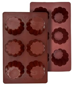 Molde de silicona de 175 x 300 mm, 6 brillos de 75 x 46 mm