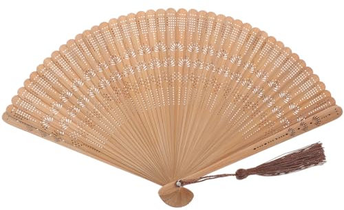 Ventaglio a mano Decorazione vintage Ventilatore pieghevole Palmare Cinese Vintage Retro Fan Palmare per le donne Ventaglio a mano Ventaglio Vintage Decor