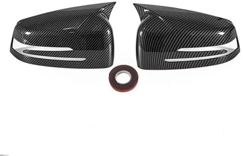 Spiegelkappen Für VW Für Golf 6 MK6 Für GTI Für GTD 2009-2013 Seitenrückspiegelkappenabdeckung, 2x Seitenflügelspiegelabdeckung Auto Spiegelkappen