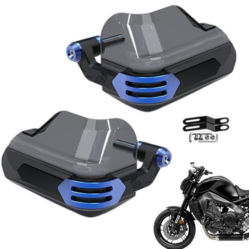 Motorrad-Lenker-Windschutz, Motorrad-Handschutz, Motorrad-Handbremsenschutz, Winddichter Motorrad-Windabweiser, Griff Windabweiser Robuster Motorrad-Handschutz Für Die Meisten Motorräder