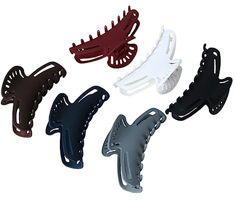 Vaguelly 6pièces Pince à Cheveux Élégante Pour Femme Clips Cheveux Simples Coiffure Confortable Sans Marque