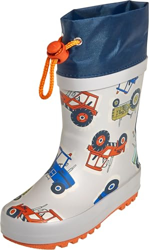 Playshoes Bottes de pluie unisexes pour enfant, Tracteur., 29 EU
