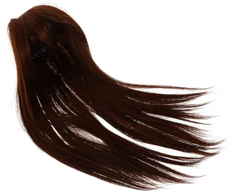 Vaguelly Haarteil Für Damen Zum Anklipsen Dunkelbraun Haarabdeckung Haarverlängerung Clip Leicht Und Natürlich Für Dünner Werdendes Haar