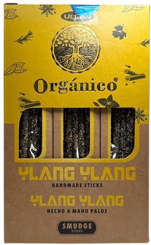 Caja Incienso Orgánico Ylang Ylang ULLAS - 12 cajitas de 25gr. - HOSTENATURA