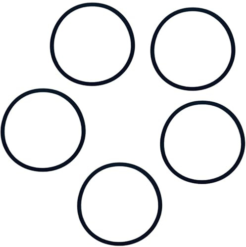 PlumbEZ Lot de 5 rondelles de siphon de 32 mm – Joints en caoutchouc durable pour raccords de lavabo, évier et tuyau d'évacuation – Rondelles de rechange fiables pour la prévention des fuites