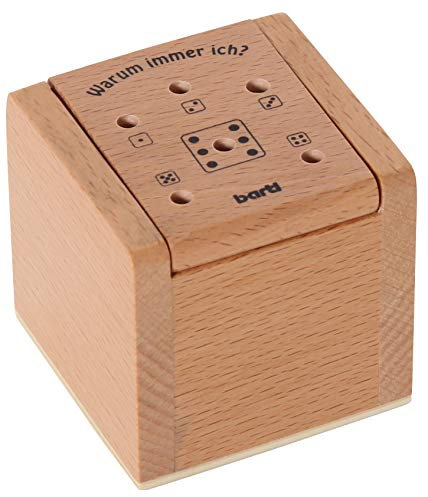 Bartl 111479 Spannendes Würfelspiel aus Holz Warum Immer ich?, magnetisch verschließbar, klein - ideal zum Mitnehmen