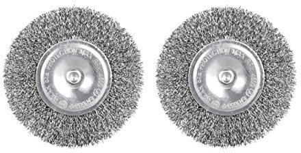 Skil Stahlbürsten für elektrischen Fugenreiniger (2 x Ersatzbürsten für den Weedbuster 0700) 2610Z02973