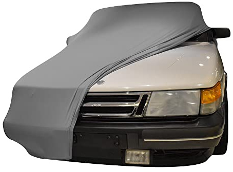 Star Cover Indoor Autoabdeckung kompatibel mit Saab 900 Classic SUPER Soft Stretch