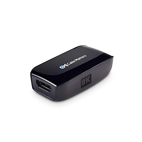 Cable Matters 8K HDMI Kupplung - HDMI Repeater 8K mit HDR für PS5, Xbox Serie X/S, RTX3080 / 3090, RX 6800/6900, Apple TV und mehr