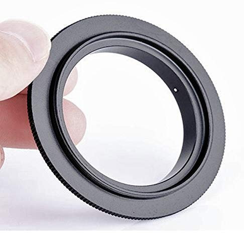 Bague d'inversion Macro adaptateur Reverse Ring Lens Objectif compatible avec Nikon 55 mm D5600 D5500 D5300 D5200 D5100 D5000 D3500 D3400 D3300 D3200 D. 3100 DF D3600 D780.