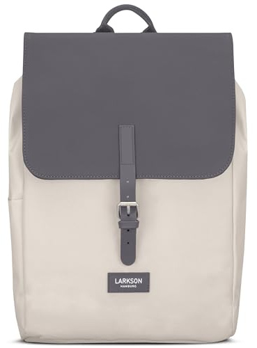 LARKSON Rucksack Damen Klein - Ida - Kleiner Damenrucksack für Freizeit, Uni oder City - Mit Laptop Fach (bis 13 Zoll) - Elegant & Nachhaltig - Wasserabweisend