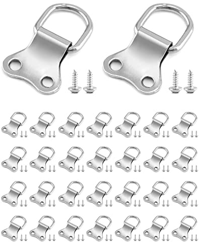 QWORK 30 Pcs Crochet Cadre , Accroche Cadre Photo , Avec Vis , Pour Cadre Photo Cintres Mur DIY Support