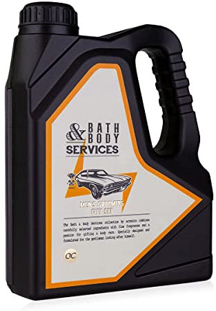 Accentra BATH & BODY SERVICES Geschenkset in Geschenkbox in Ölkanister-Form für Männer, inkl. Duschgel und Seife