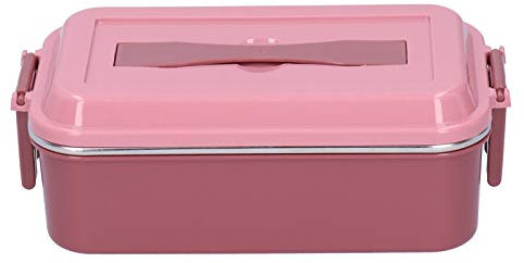 TOTITOM Portapranzo Elettrico In Acciaio Inossidabile 304 Portapranzo Isolato a Doppio Strato Con Scomparto Per Viaggi Scolastici In Ufficio(Singolo strato) Regalo di San Valentino