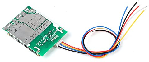Placa de protección de batería 4S, circuito de gestión de equilibrio 100 A, protección contra sobrecarga y cortocircuito para baterías de RV