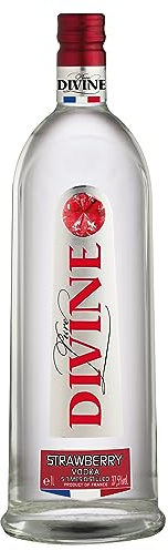 Pure Divine - Erdbeer Vodka, Aromatisierter Wodka aus den Nordvogesen, Frankreich - 37.5 Prozent Vol (1 x 1 l)