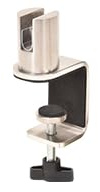 CRL PSC210SMPS Polished Stainless Standoff 2 C-Clamp for 3/8 Acrylic or Glass