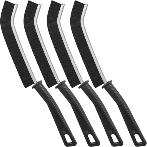 4 Stück Eckenreinigungsbürste,SpaltreinigungsbüRste Fugenbürste,Fugenreinigungsbürste,Bürste Reinigung,Crevice Cleaning Brush,Ecken Reinigungsbürste für Badezimmer/WC/Küche/Fenster Türrillen Fugen