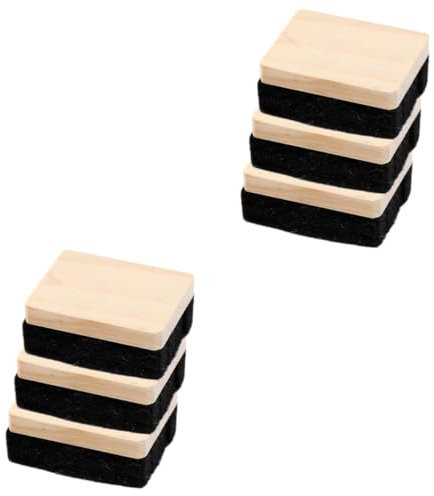 Operitacx 6stücke Multifunktionale Schwarze Tafel Radiergummis Filz Und Für Schule Büro Und Zuhause Sanfte Rückstände