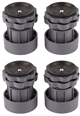 Cocoarm Washing Machine Base Foot Pad Anti Vibration Foot Pad Kit 4Pcs Non Slip Washer Base Foot Pads 8.5cm with Good Ventilation for Washing Machine Stability