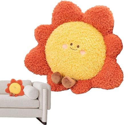 Generisch Niedliche Kissen - Sonne Und Mond Kuschelkissen | Weiches Plüschkissen Ergonomisch Für Lendenstütze Nackenentspannung Schwangere Frauen Babybett