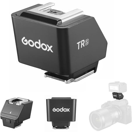 Godox TR-S TTL - Elevación de zapata de flash de 0 a 90°, ajuste de ángulo de 30 mm de altura, adaptador de zapata de flash compatible con cámara Sony iT20S, iT22S, iT30proS