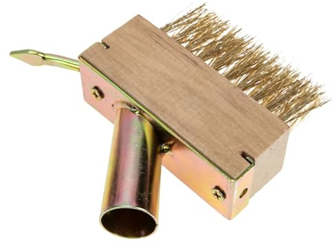 GALPADA Cepillo Manual para Malas Hierbas con Cabeza de Acero Resistente Herramienta de Jardinería para Limpieza de Juntas y Eliminación de Hierbas Patios y Pavimentos Fácil Instalación y
