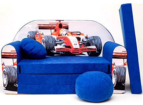 Kindersofa Spielsofa Minicouch aus Schaum Kindersessel Kissen Matratze Farbwahl (13)