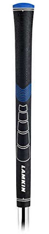 Lamkin Sonar + Golf Grips, Swinging Grips, with Lamkin's Fingerprint and Genesis Technology, Black/Blue