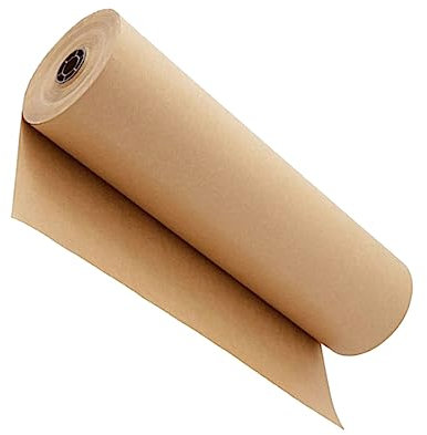 Mobestech Retro Kraft Paper Roll Wrapping Paper Birthday Decorative Wraps for Flowers