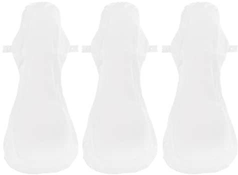 WOFASHPURET 3stücke Damenbinde Wiederverwendbar Menstruationsbinde Waschbares Menstruationstuch Damenbinde Waschbare Menstruationsbinde Baumwolle Damen Sanitär Servietten