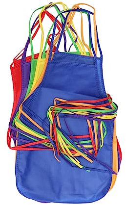 PRETYZOOM 12stücke Teiliges Kinderschürzen Aus Vliesstoff Einweg-malschürzen Für Kunsthandwerk Im Unterricht Wasserdichte Kunstmalschürzen Für Junge Mädchen Für Kochen Und